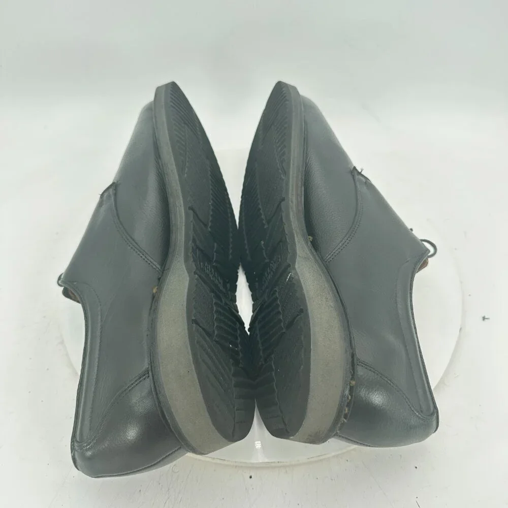 Allen Edmonds Port Washington Men Size 11.5D Black Leather Derby Dress Shoes